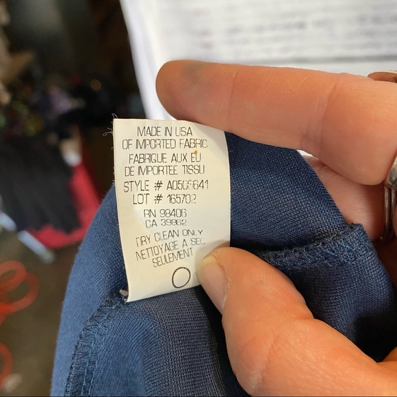 THEORY Blue Saloma Belted Knit Sheath Dress Medium - Picture 8 of 8